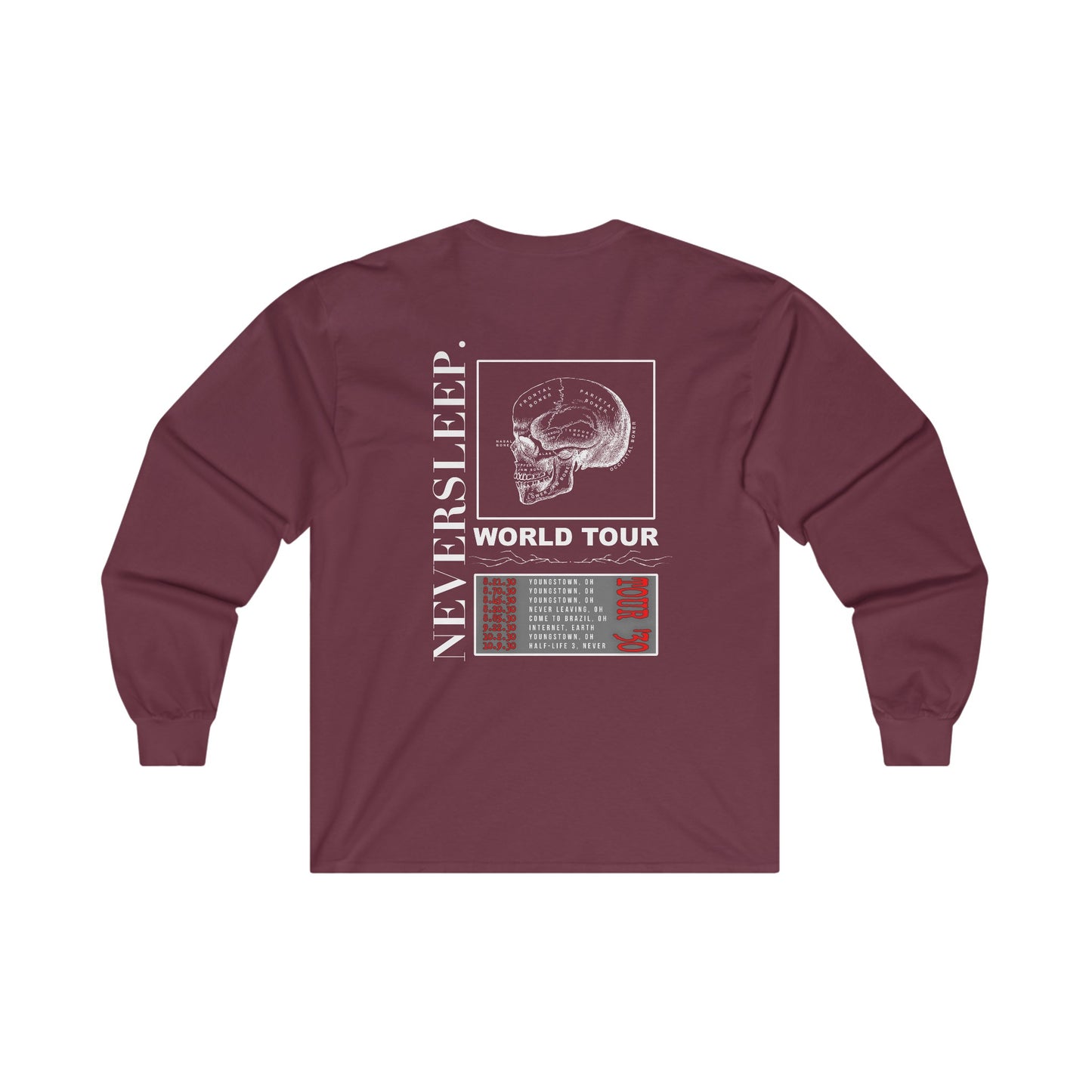 neversleep. WORLD TOUR '30