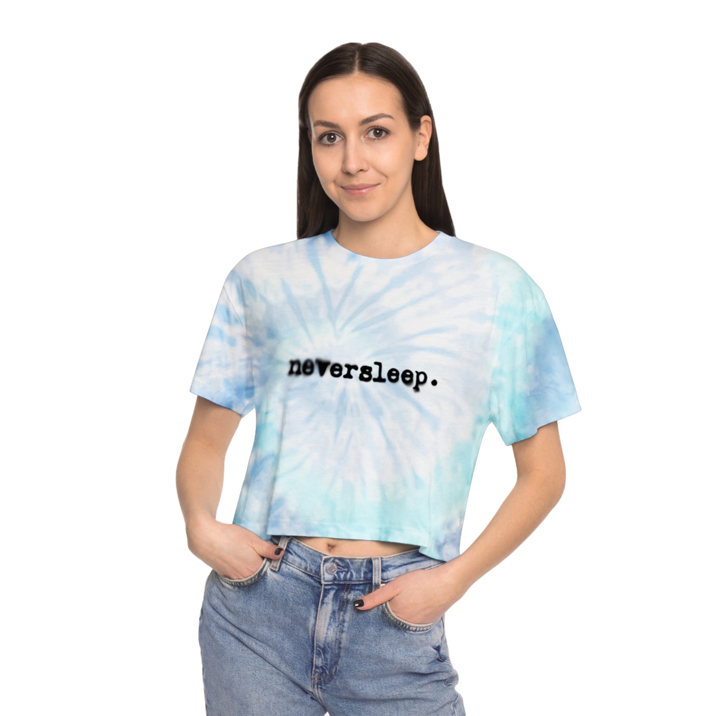 Neversleep Women's Tie-Dye Crop