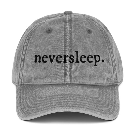 neversleep. in a hat (i couldnt think of anything funny)